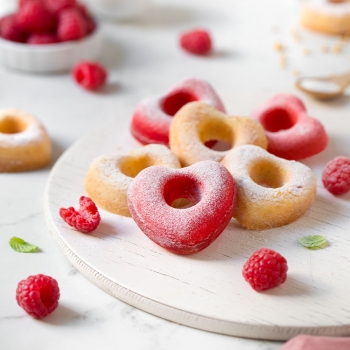 Baking Mould - Donut Hearts
